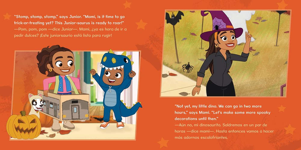 Trick-or-Treatasaurus / Dulce o dinosaurio (Alma's Way Halloween Storybook)