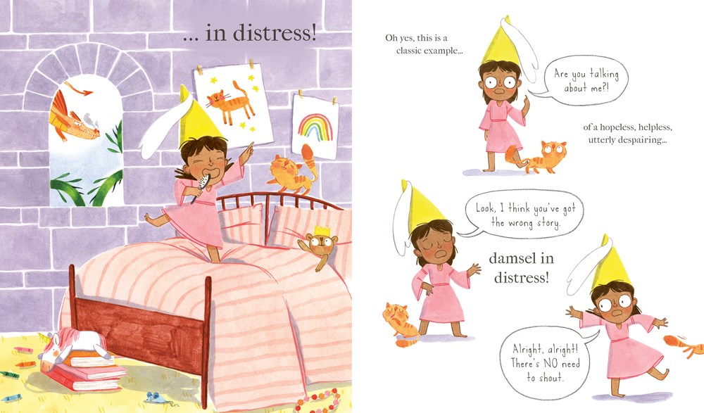 A Damsel Not in Distress!