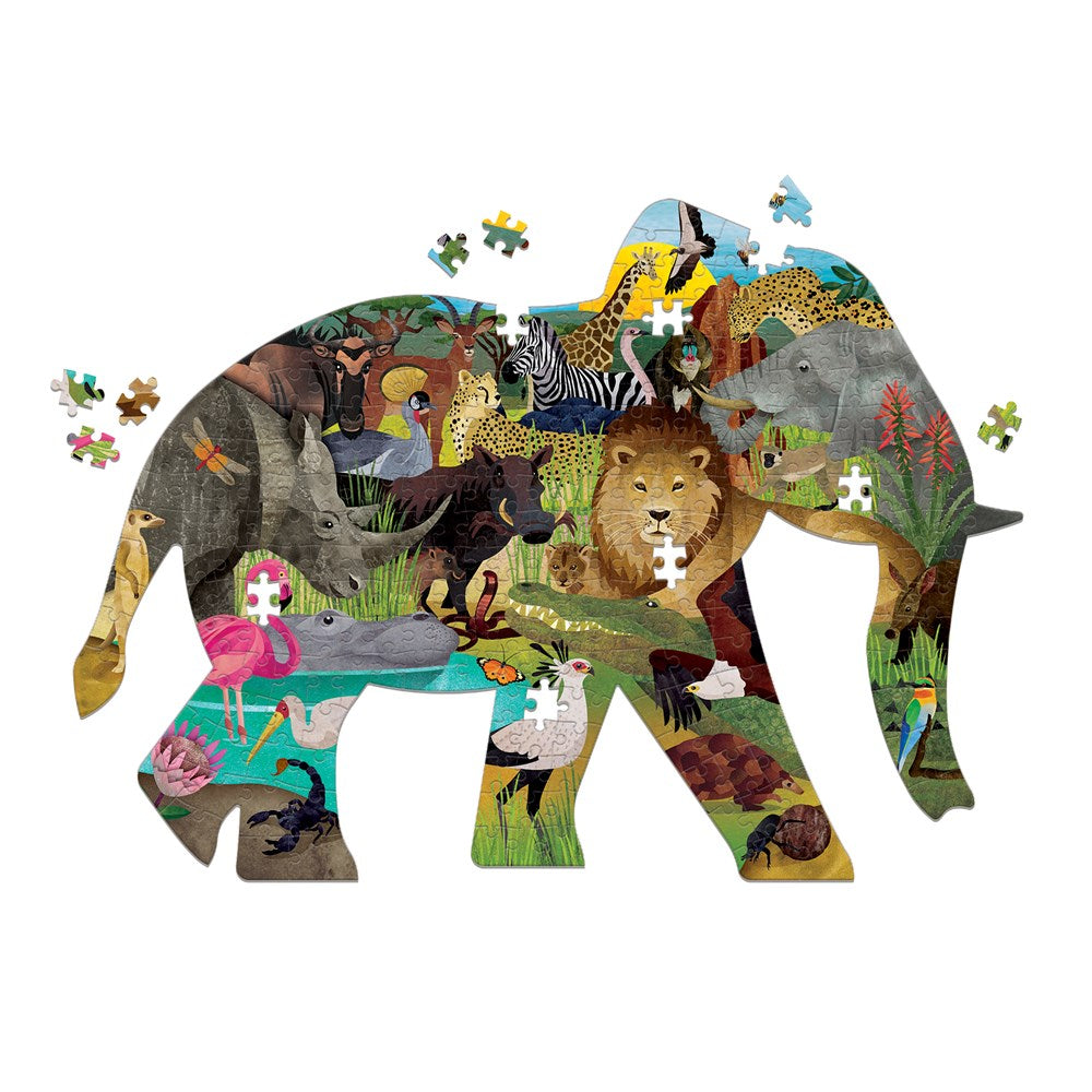African Safari 300 Piece Shaped Puzzle