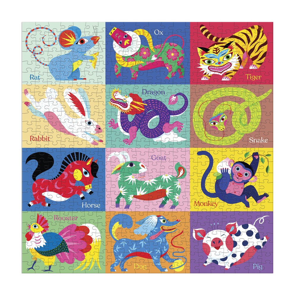 Chinese Zodiac 500 Piece Family Puzzle