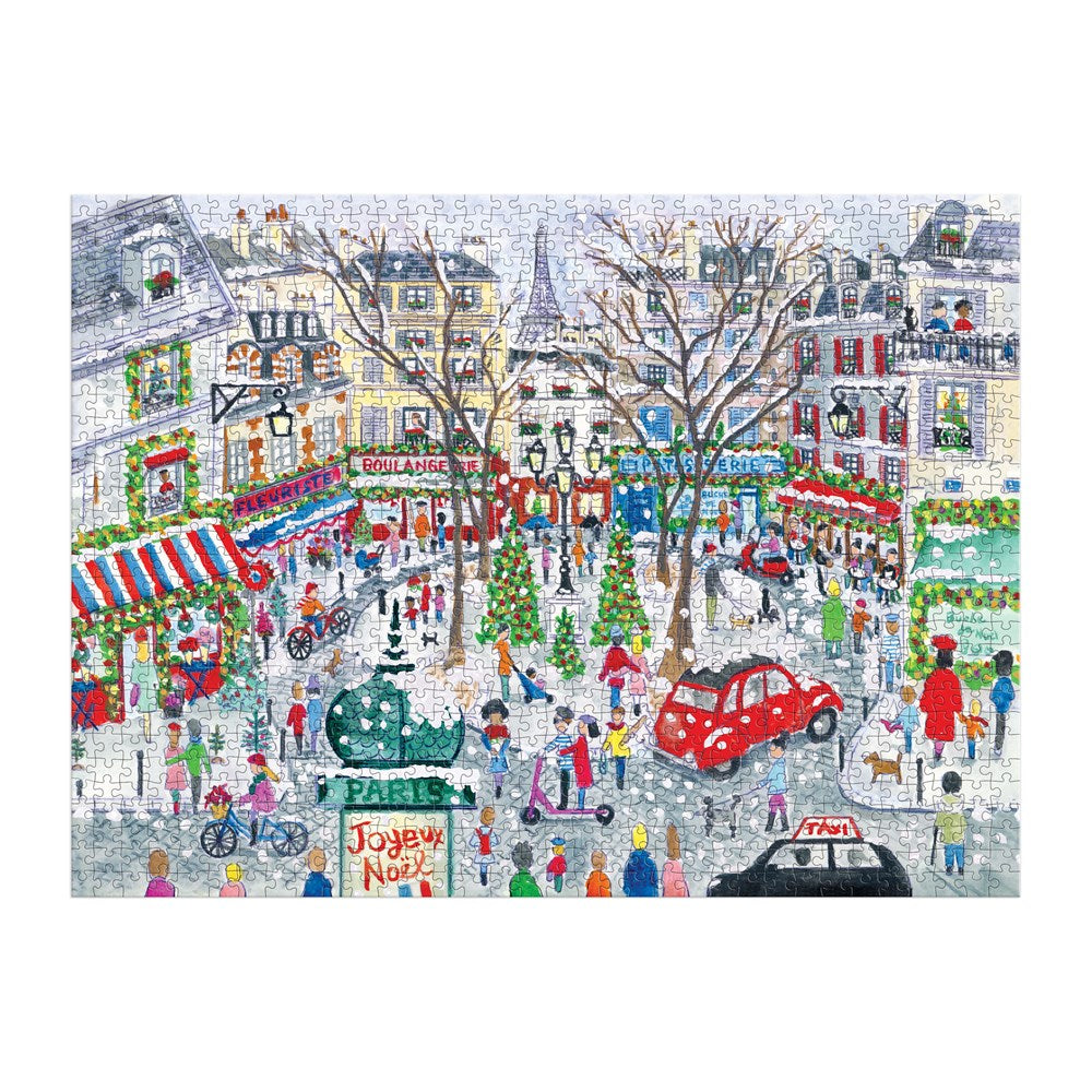 Michael Storrings Christmas in Paris 1000 Piece Puzzle