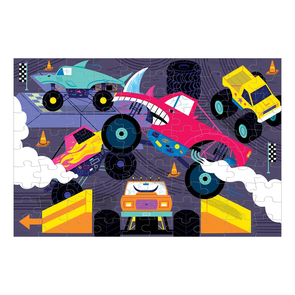 Monster Truck Glow-in-the-dark Puzzle