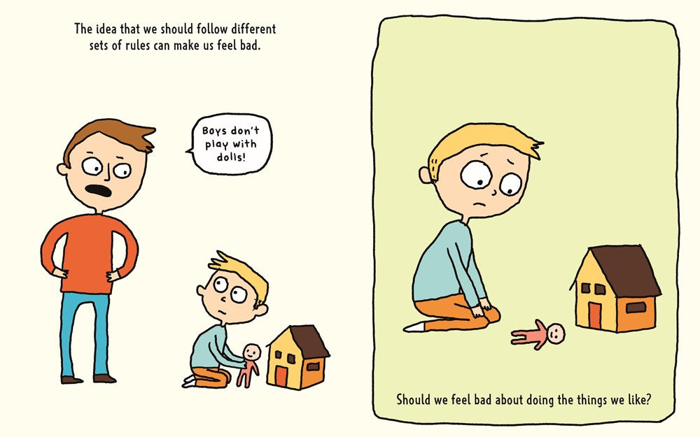 Pink, Blue, and You! : Questions for Kids about Gender Stereotypes
