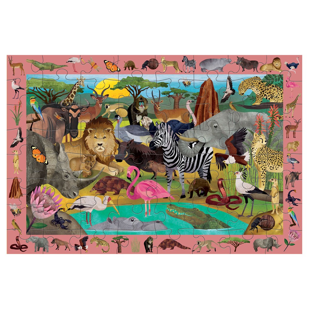 African Safari Search & Find Puzzle