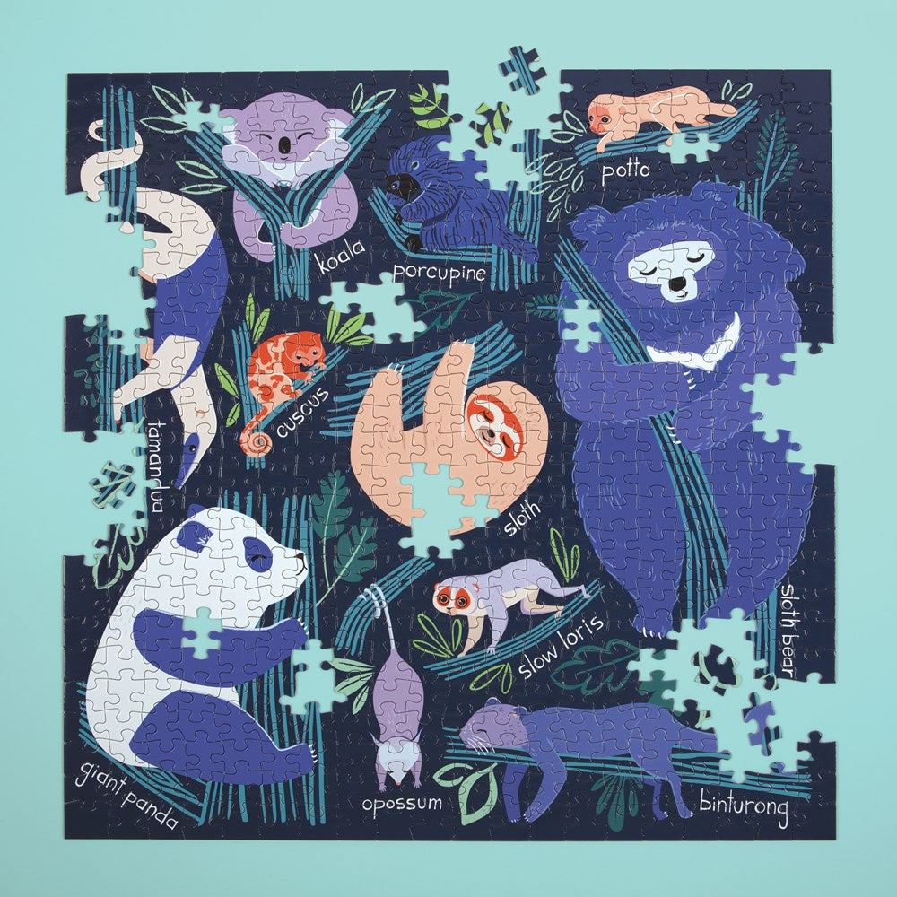 Tree-dwelling Slowpokes 500 Piece Family Puzzle