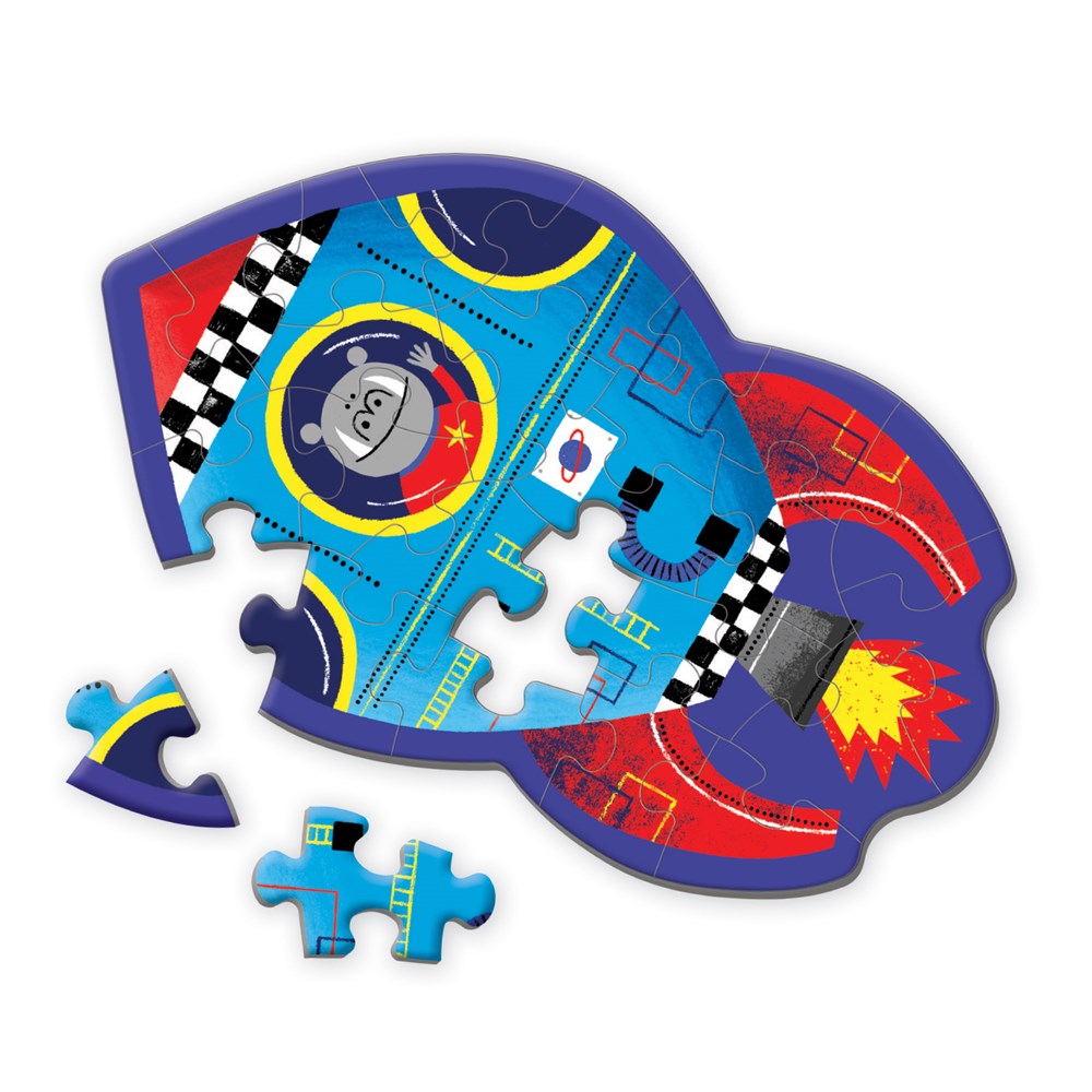 Spaceship Shaped Mini Puzzle