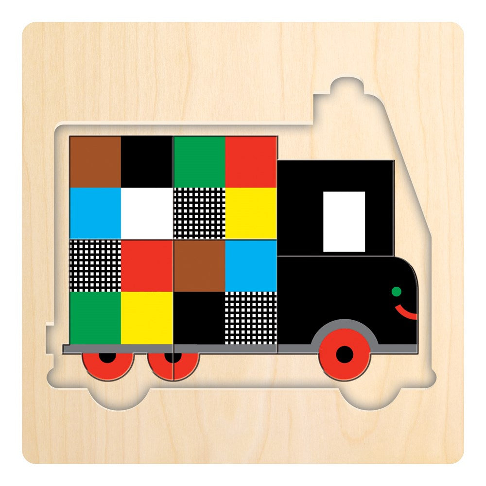 Transportation 4 Layer Wood Puzzle