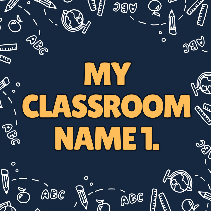 My School Classroom 1