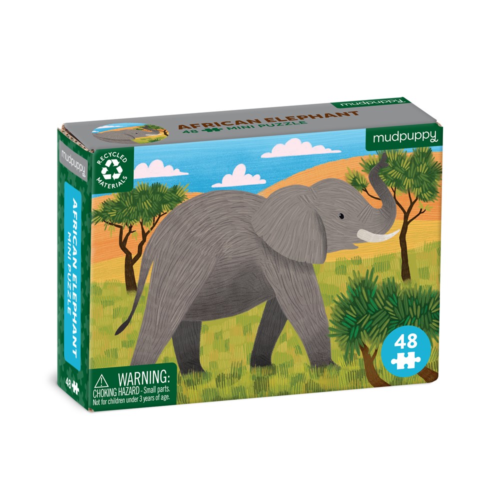 African Elephant  Mini Puzzle