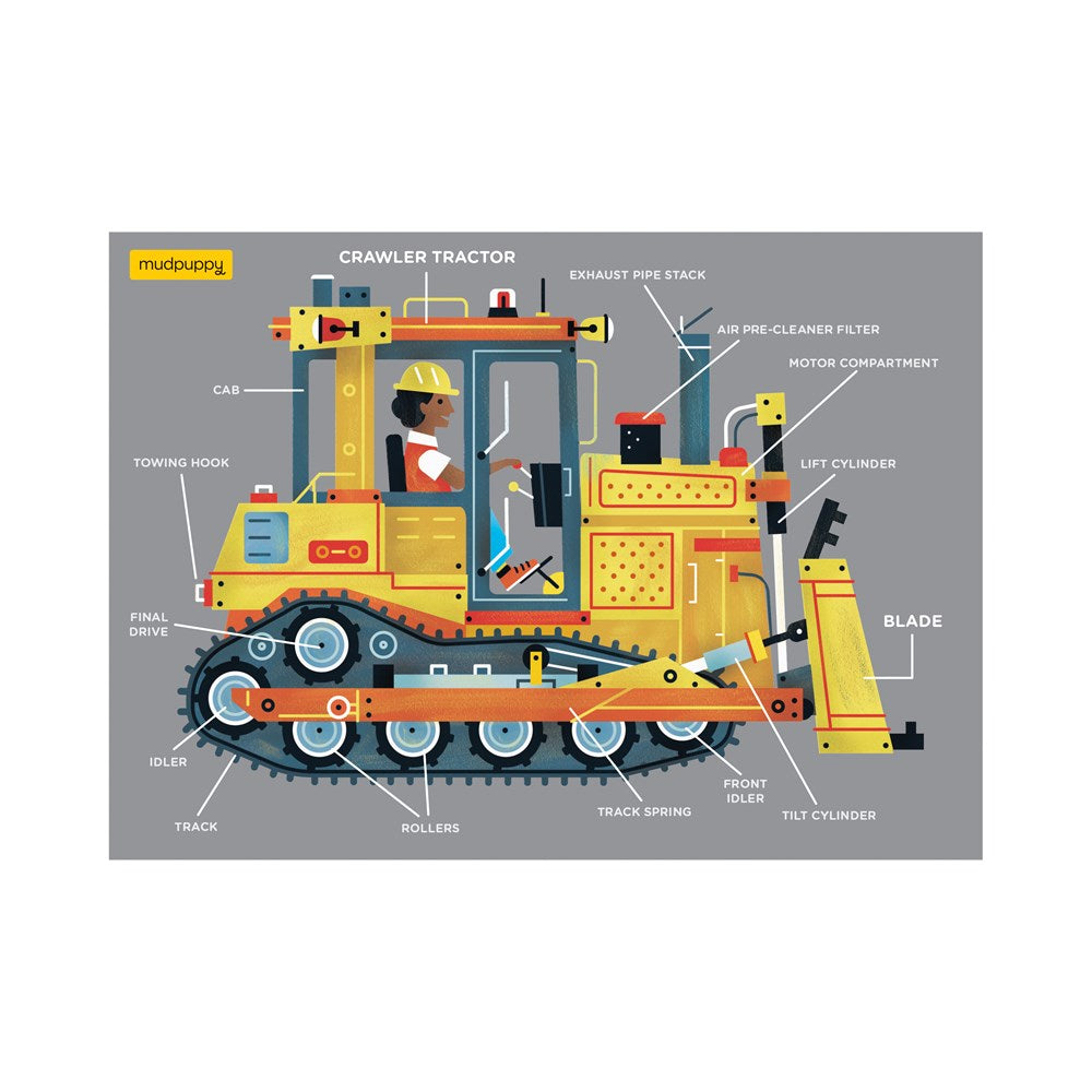 Bulldozer 48 Piece Mini Puzzle