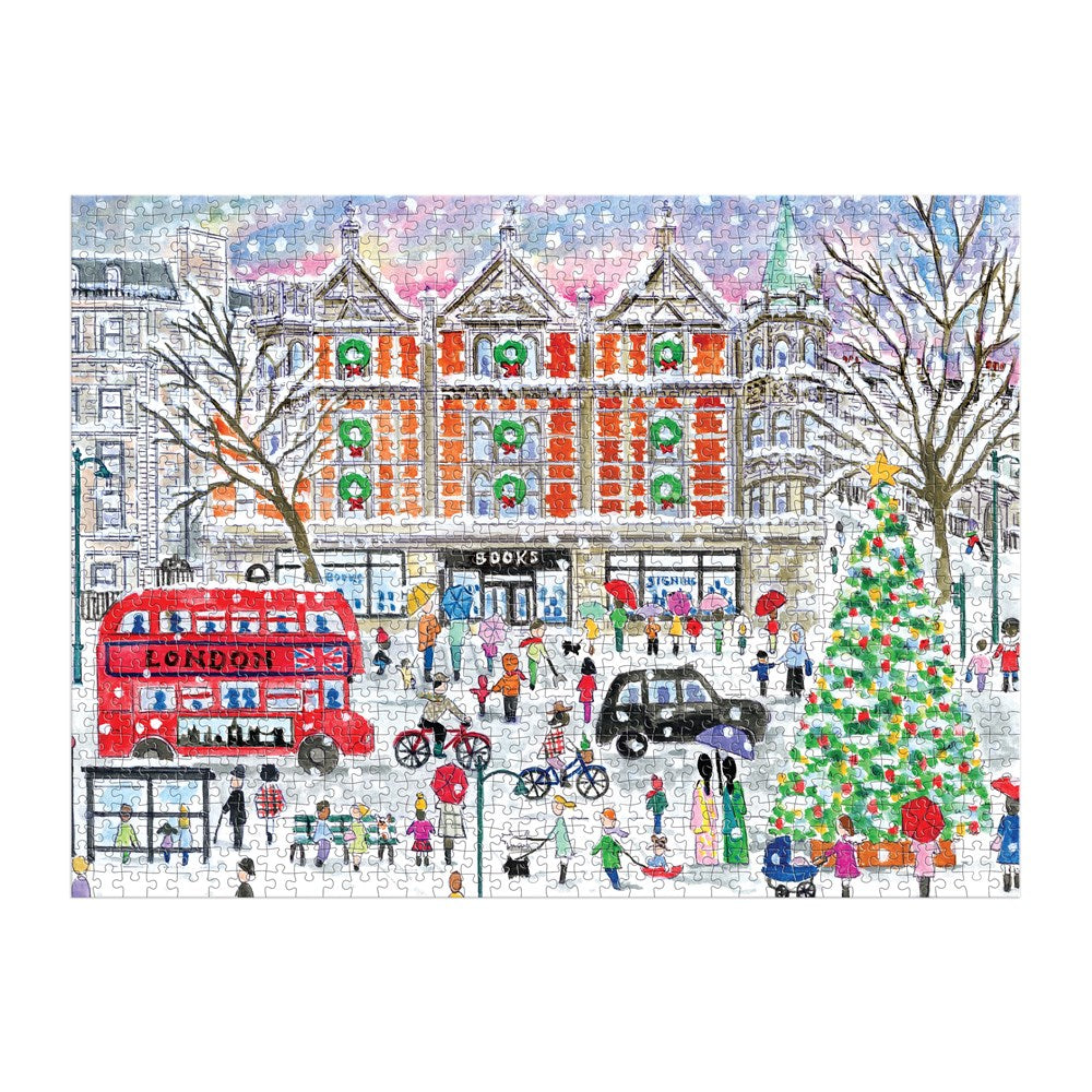 Michael Storrings Christmas in London 1000 Piece Puzzle