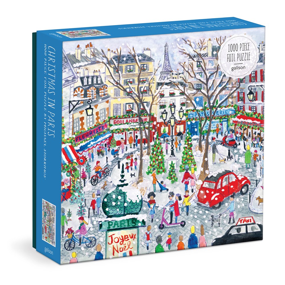 Michael Storrings Christmas in Paris 1000 Piece Puzzle