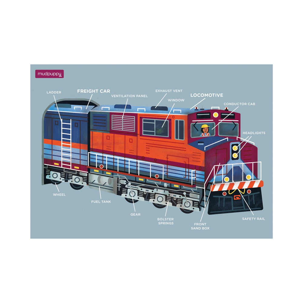 Freight Train 48 Piece Mini Puzzle