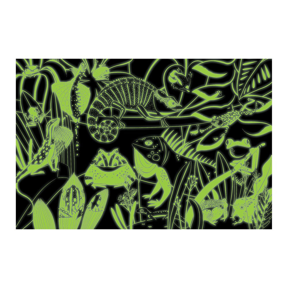 Frogs & Lizards Glow in the Dark Puzzle