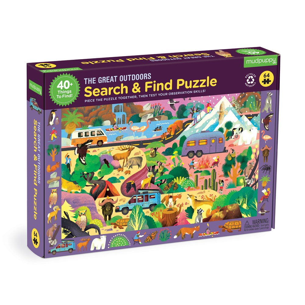 Great Outdoors 64 piece search and find puzzle