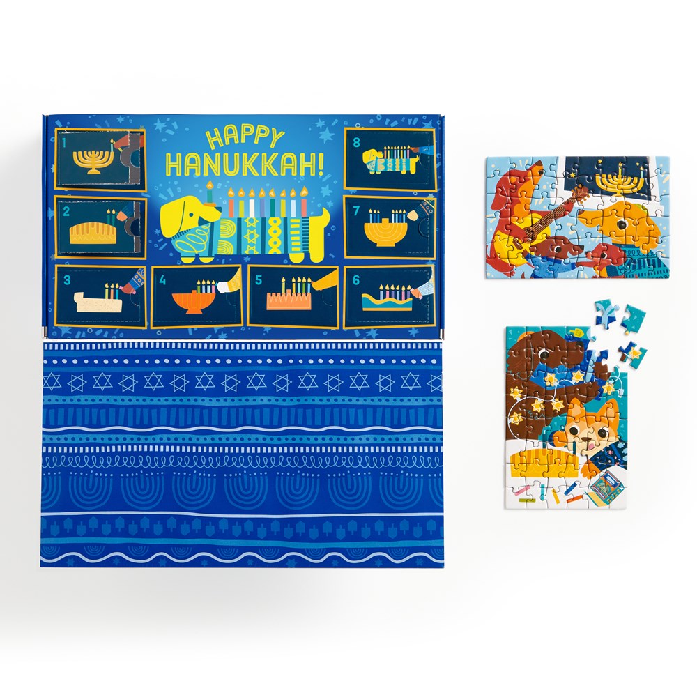 Happy Hanukkah! Countdown Puzzle Set