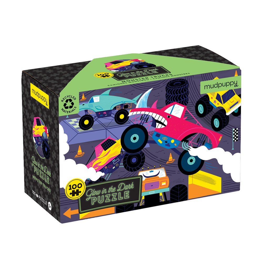 Monster Truck Glow-in-the-dark Puzzle