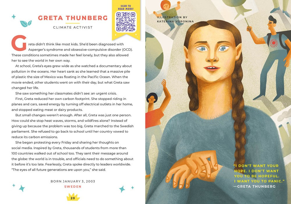 Rebel Girls Climate Warriors : 25 Tales of Women Who Protect the Earth