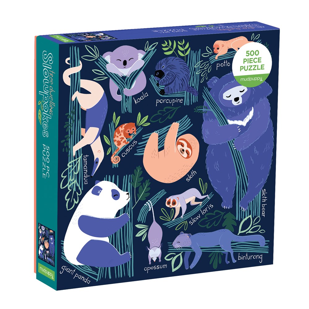 Tree-dwelling Slowpokes 500 Piece Family Puzzle