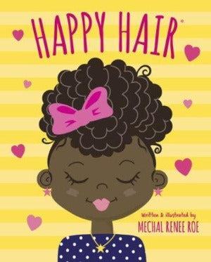 A black girl with her hair up and a pink bow