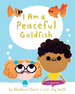 2 young children with thought bubbles and two goldfish