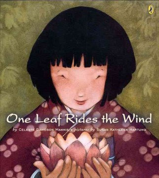 Book cover: a young Japanese girl holding a flower