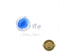 Blue circle inside the word One
