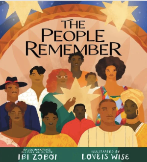 a group of African American people with a variety of hair styles and skin tones are holding a star in the middle
